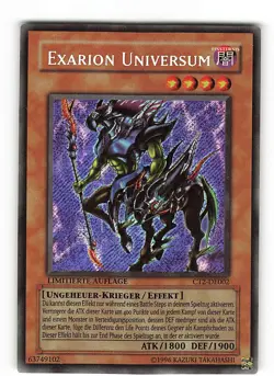Yugioh EXARION UNIVERSUM , ct2-de002 Secret Rare deutsch Exc Limitierte Auflage - Image 1