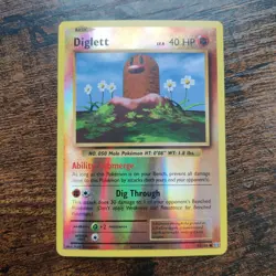 Diglett 55/108 - LP REVERSE HOLO XY Evolutions - Pokemon 2016 Common TCG Card - Image 1