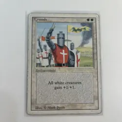Crusade - Revised Edition - MTG Banned Card Rare - HP - Image 1