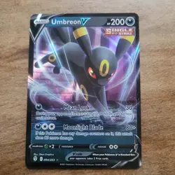 Mint Condition Umbreon V Single Strike Pokemon Card - Image 1