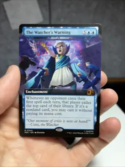 The Watcher's Warning - 344 - NM - Commander: Marvel Super Heroes - MTG - Image 1