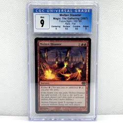 Molten Disaster Future Sight 2007 - 102/180 Rare Foil CGC Graded 9 Mint MTG - Image 1