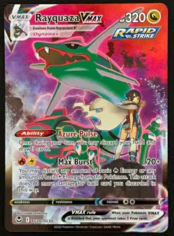 The Pokemon Company Rayquaza VMAX TG20/TG30 Silver Tempest TG Holo Near Mint - Image 1