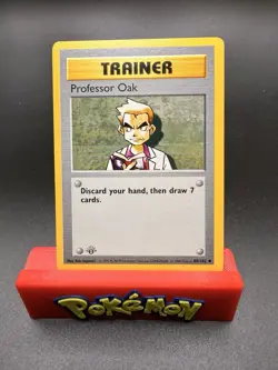 Pokemon TCG Professor Oak 88/102 Base Set Shadowless 1st Edition WOTC 1999 NM - Image 1