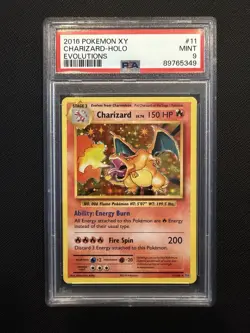 Pokemon Charizard Holo XY Evolutions 11/108 PSA 9 - Image 1