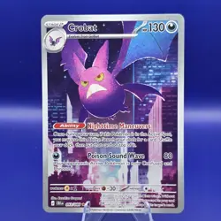 Crobat 093/086 Illustration Rare Holo Chaos Rising Pokemon NM - Image 1