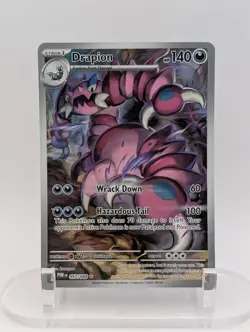 Pokemon Drapion 97/88 Illustration Rare Perfect Order Full Art Holo NM ENGLISH - Image 1