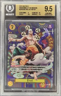 CARTA ONE PIECE ENEL OP05-100 MOSAIC ENG BGS 9.5 - Image 2
