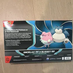 Pokemon TCG Snorlax ex & Blissey ex Special Collection Box Promo 8 Packs - Image 2