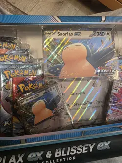 Pokemon TCG Snorlax & Blissey Ex Special Collection Box Sealed (Inc. 8 Packs) UK - Image 5