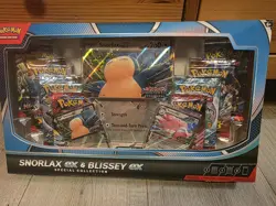 Pokemon TCG Snorlax & Blissey Ex Special Collection Box Sealed (Inc. 8 Packs) UK - Image 1