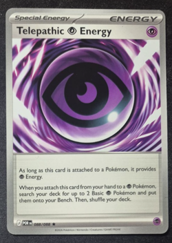 Telepathic Energy 088/088 Deck Exclusive NON HOLO Pokemon TCG: Pitch Black - Image 1
