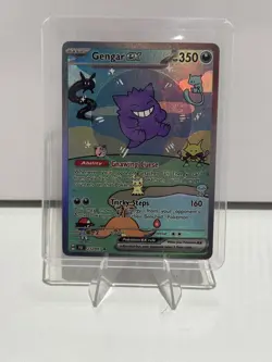 Bubble Gengar Custom Textured Holo Card - Image 1