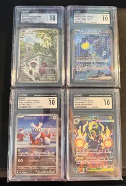 🔥 Pokemon TCG - Four CGC Graded Card Lot, All Gem Mint 10! 🔥 - Image 1