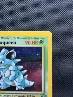 Nidoqueen Holo 7/64 Jungle 1st Edition Vintage English Pokemon Card - Image 3