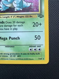Nidoqueen Holo 7/64 Jungle 1st Edition Vintage English Pokemon Card - Image 4