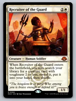 Recruiter of the Guard 266 Mythic Modern Horizons 3 MTG NM - Image 1