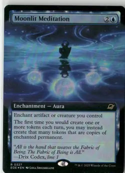 Moonlit Meditation (Extended Art) | Foil | Edge of Eternities | 327 | LP | MTG - Image 1