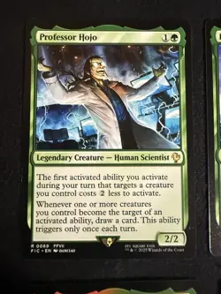 MTG Final Fantasy VII Green Rare 4 Card Lot Barret Red XIII Hojo Bugenhagen - Image 4