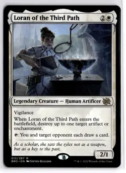 Loran of the Third Path 12 Rare The Brothers' War Magic: The Gathering Foil NM - Image 1