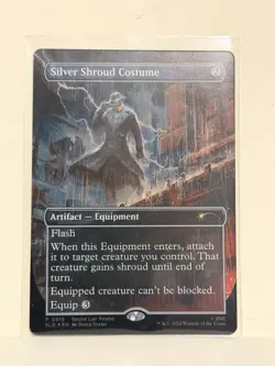 1x Silver Shroud Costume, Foil - Fallout Secret Lair 0915, Magic MTG NM - Image 1