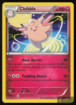 Clefable 82/122 R BREAKpoint Pokemon NM/M - Image 1