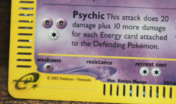 2002 Pokemon Expedition Mewtwo Holo 20/165 Lightly Played/Mint - Image 3