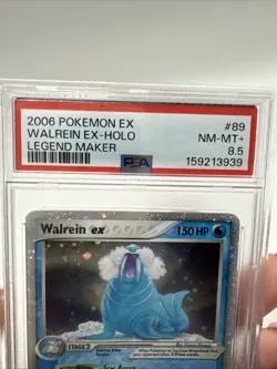 2006 Pokemon EX Legend Maker Walrein ex Holo 89/92 PSA 8.5 Pop 1 New Cert - Image 5