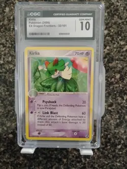 Pokemon TCG Kirlia (2006) EX Dragon Frontiers 32/101 CGC-10 - Image 1