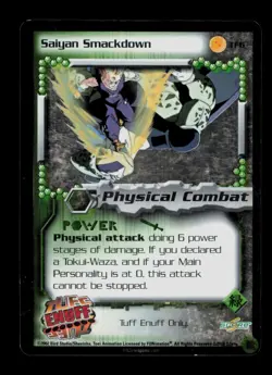 Saiyan Smackdown Foil TF6 Dragon Ball Z Trading Card TCG CCG - Image 1