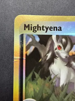 Mightyena 10/109 Ruby and Sapphire Reverse Holo Rare Pokemon - Image 2