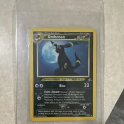 Pokemon Umbreon 13/75 Neo Discovery 2001 English Holo Rare 80 HP Stage 1 - Image 1