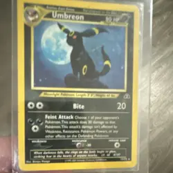 Pokemon Umbreon 13/75 Neo Discovery 2001 English Holo Rare 80 HP Stage 1 - Image 3