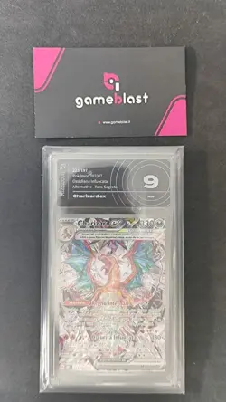 Pokemon TCG | Charizard ex (OBF 223) | Obsidian Flames | AI GRADING 9 - Image 1