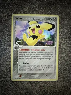 PICHU REVERSE - POKEMON 76/110 EX FANTOMES HOLON FR - Image 1