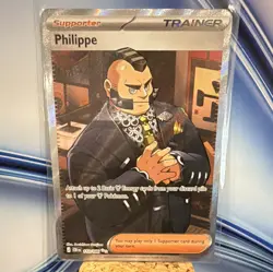 Philippe 110/111 Crimson Invasion Secret Rare Full Art Holo ENG - Image 1