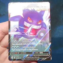 Gengar V 156/264 Holo V Rare Fusion Strike Pokemon TCG - Image 2