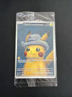 SEALED Pokemon TCG Pikachu with Grey Felt Hat SVP 085 Promo Full Art English - Image 1