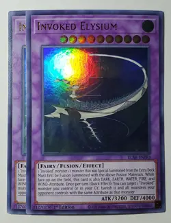 Yugioh x2 Invoked Elysium BLAR-EN083 Ultra Rare 1st Edition - Image 1