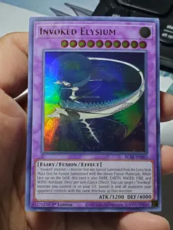 Yugioh x2 Invoked Elysium BLAR-EN083 Ultra Rare 1st Edition - Image 4