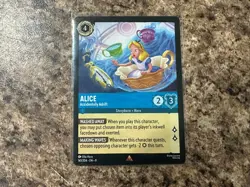 Disney Lorcana Fabled - Alice: Accidently Adrift - 141/204 - Image 1