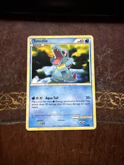 Pokemon TCG Call of Legends Totodile Card 74/95 Regular Card in NM Condition - Image 1