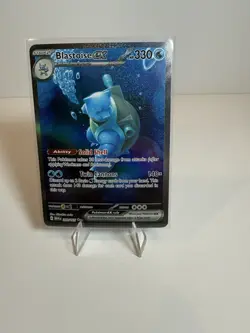 Pokemon Cards Blastoise ex 200/165 151 Special Illustration Rare NM - Image 1