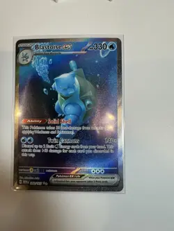 Pokemon Cards Blastoise ex 200/165 151 Special Illustration Rare NM - Image 3
