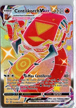 Centiskorch VMAX SV109/SV122 Shiny Holo Rare Card Shining Fates: Shiny Vault - Image 1