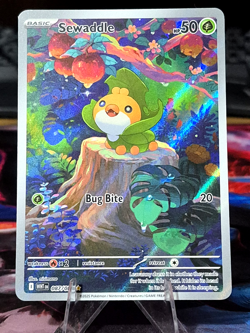 Sewaddle 087/086 - White Flare - IR Pokemon Card English - NM/MINT - Image 1