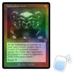 FOIL HELM OF THE HOST The Brothers' War Retro Artifacts Magic MTG MINT CARD - Image 1