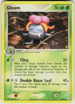 POKEMON GLOOM 35/101 HIDDEN LEGENDS HP - Image 1
