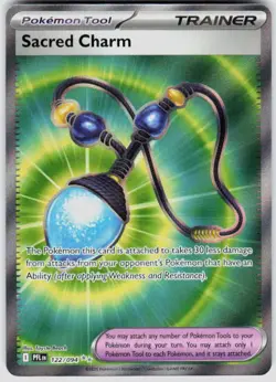 POKEMON SACRED CHARM 122/094 PHANTASMAL FLAMES HOLO NM/M - Image 1
