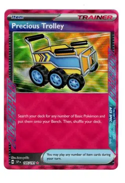 PRECIOUS TROLLEY 185/191 ACE SPEC RARE SURGING SPARKS POKEMON NM/M - Image 1